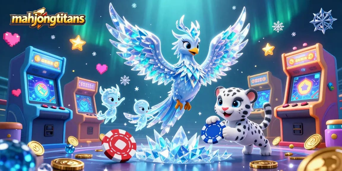 Engage in exciting gameplay with Mahjong Titans featuring vibrant characters and casino elements.