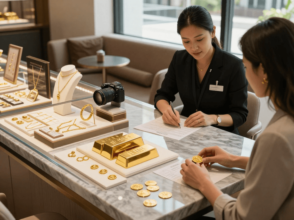 mantra88 login easily with trusted gold jewelry display in Bahrain