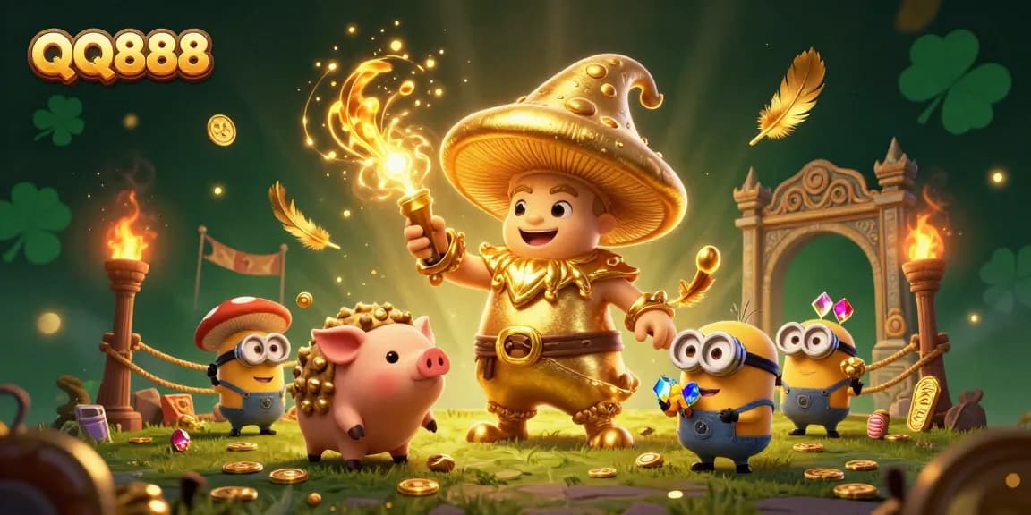 Engage in winning strategies at QQ888 with an enchanting 3D casino adventure filled with treasures.