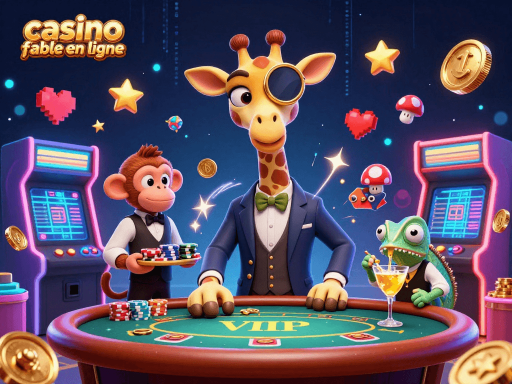 Découvrez le casino fiable en ligne avec une scène de jeu captivante réunissant un personnage immersif et des éléments dynamiques.