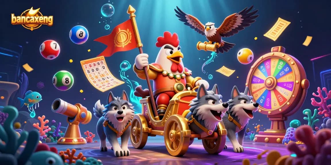 Experience thrilling action with bancaxeng's underwater shooting game featuring dynamic sea creatures and vibrant prizes.