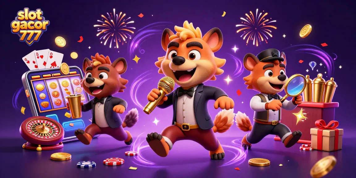 Experience the thrill of slot gacor 777 with hyenas bringing casino fun to life.