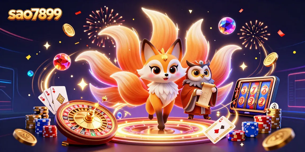 Experience exhilarating gameplay at sao7899 with vibrant characters, exciting games, and dynamic casino elements.