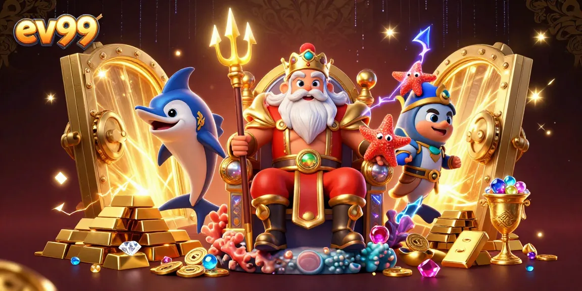 Win big at ev99 with an adventure-filled underwater casino featuring Neptune and treasures!