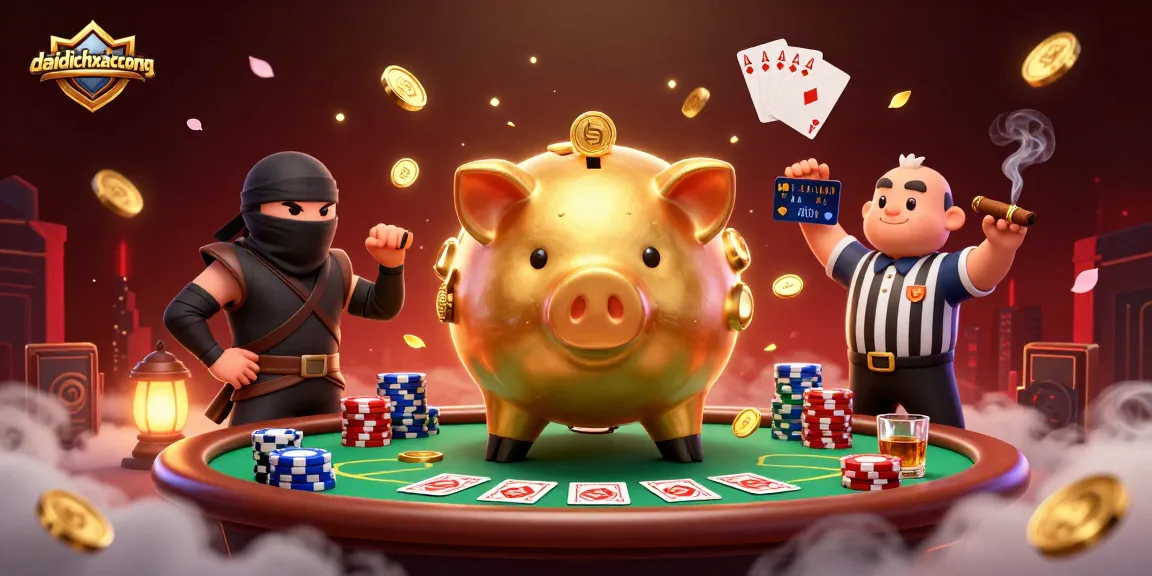 Engage in daidichxacsong thrilling gameplay with epic golden characters in action-packed casino scene