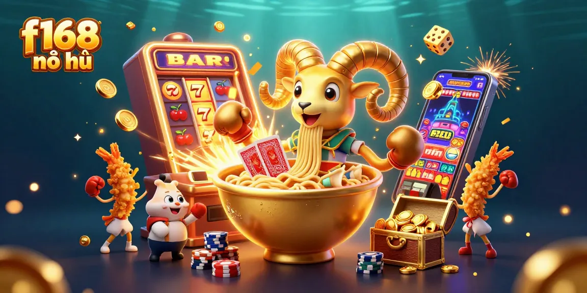 Experience the thrill of f168 nổ hũ with vibrant slots, cheerful characters, and sparkling rewards.