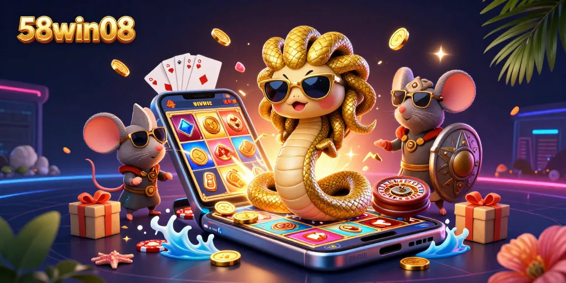 Experience winning strategies at 58win08 with vibrant casino games and characters!